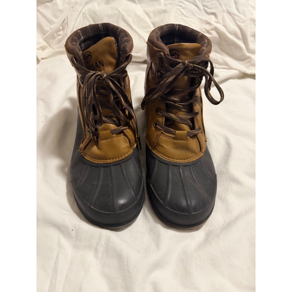 Magellan Outdoors Mens Brown Black Waterproof‎ Shell Duck Boots Size 11